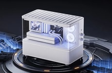 Futuristic Tabletop Speakers