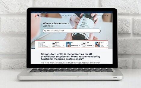 Redesigned Functional Supplement Websites
