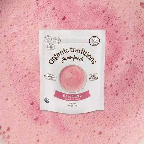 Gut Health-Focused Beet Lattes