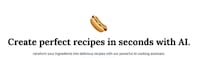 AI-Powered Meal Planning