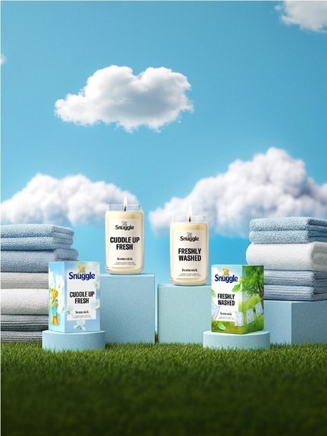 Laundry-Inspired Candles