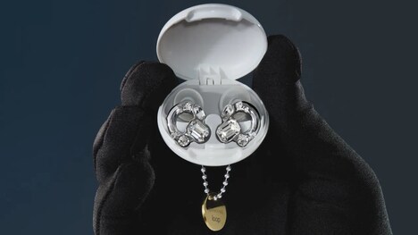 Opulent Crystal-Covered Earplugs