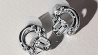 Opulent Crystal-Covered Earplugs Image 3