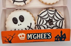 Seasonally Spooky Shortbread Cookies