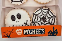 Seasonally Spooky Shortbread Cookies