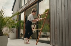 Leaning Portable Workstation Desks