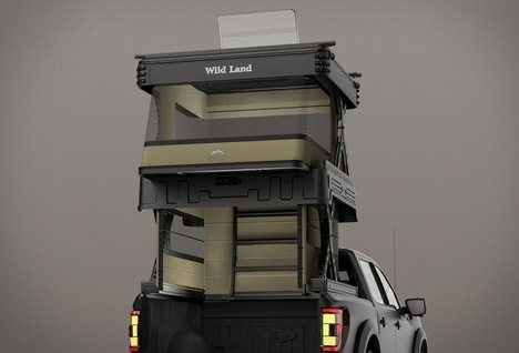 Two-Level Pop-Up Pickup Campers