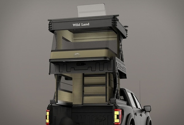 Two-Level Pop-Up Pickup Campers