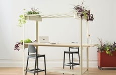 Integrated Planter Worktables