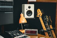 Sleek Latte-Colored Studio Monitors Image 2