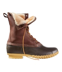 Shearling-Lined Duck Boots Image 1