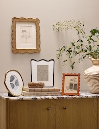 Wavy Lined Picture Frames