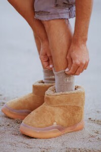 Shearling Vamp Boots Image 3