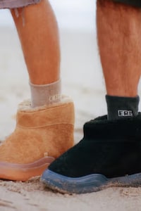 Shearling Vamp Boots Image 4