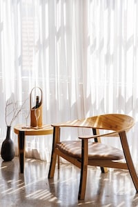 Curved Bamboo Chairs Image 2