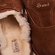 Shearling-Lined Suede Slippers Image 1
