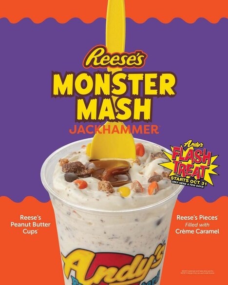 Halloween Candy Custard Treats