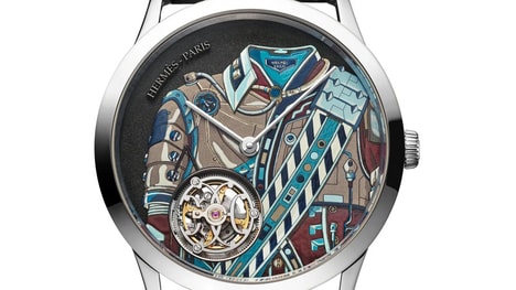 Military Jacket-Adorned Timepieces