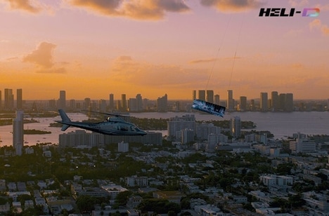 Helicopter-Towed Digital Screens