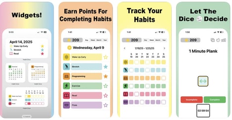 Gamified Habit Trackers