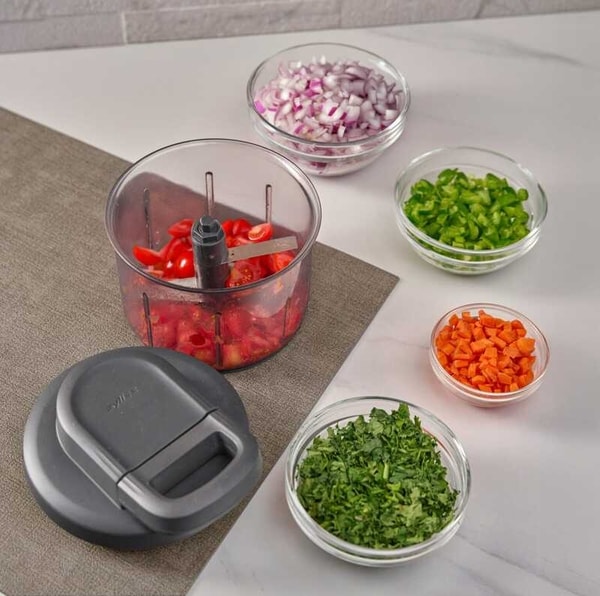 High-Efficiency Power-Free Food Processors