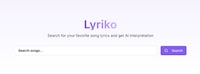 AI Lyric Analysis