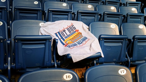 Hot Dog-Themed Baseball Fan Merch