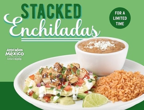 Multi-Layer Mexican Cuisine Dishes