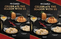 Festive Asian Fusion Menus Image 1