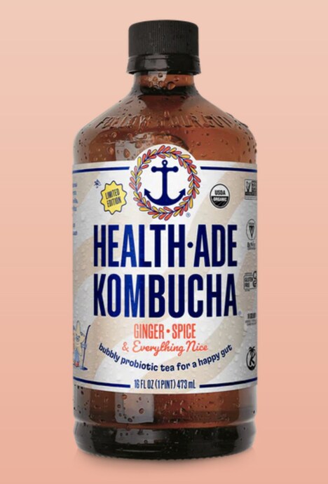 Festive Ginger-Forward Kombucha Flavors