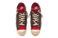 Distressed Canvas Footwear Image 3