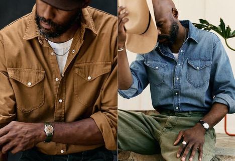 Effortless Worn-In Menswear