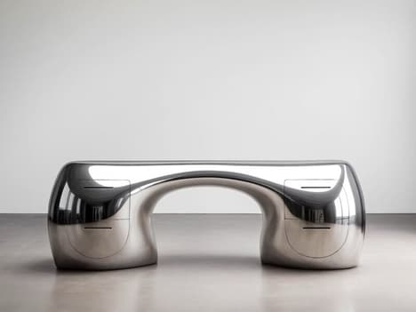 Futuristic Sculptural Desks