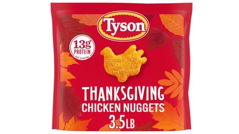 Turkey-Shaped Chicken Nuggets