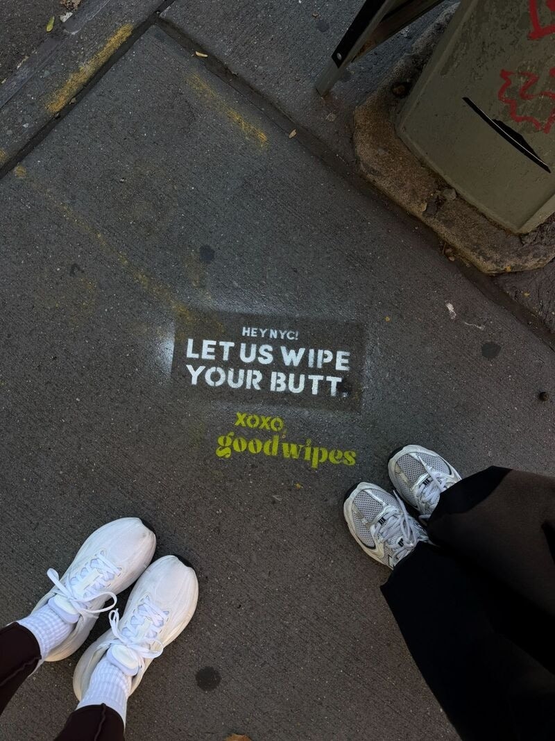 Campañas atrevidas de toallitas para adultos