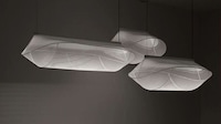 3D-Printed Cloud-Like Pendant Lights