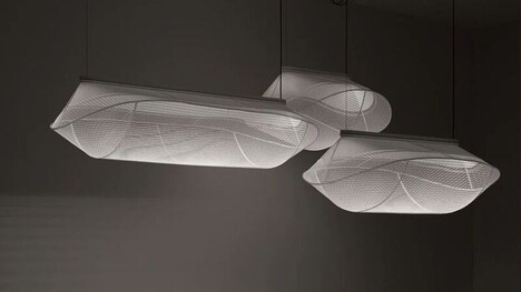 3D-Printed Cloud-Like Pendant Lights