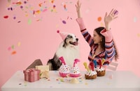 Dog Birthday Cake Toys Image 1