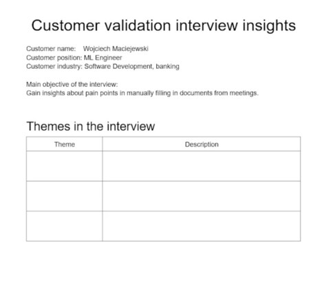 Automated Document Creation