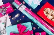 Cinnamon Bun-Scented Wrapping Paper