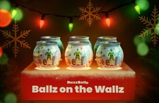 Festive Cocktail Shelves