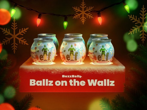 Festive Cocktail Shelves
