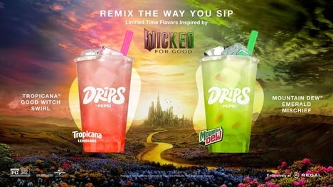 Movie-Themed Beverage Flavors