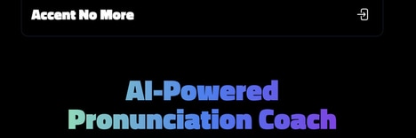 AI Pronunciation Trainers