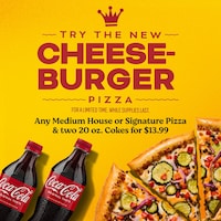 Holiday-Ready Burger-Inspired Pizzas Image 1