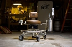 Beer-Branded Shop Stools