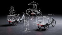 Tilting Cargo-Friendly eTrikes Image 4