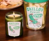Branded Pickle-Scented Candles