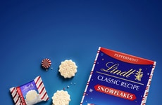 Snowflake-Shaped Chocolate Bites