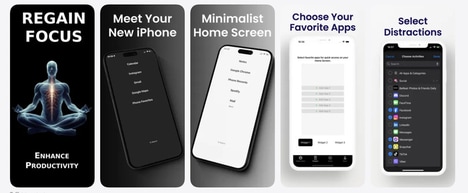 Minimalist Home Screens